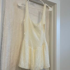 Windsor Cream Textured Romper